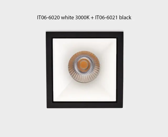 Точечный светильник Italline IT06-6020 white 3000K + IT06-6021 white — белый, ракурс 2