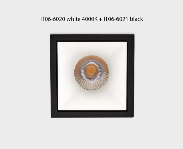Точечный светильник Italline IT06-6020 white 4000K + IT06-6021 white — белый, ракурс 2