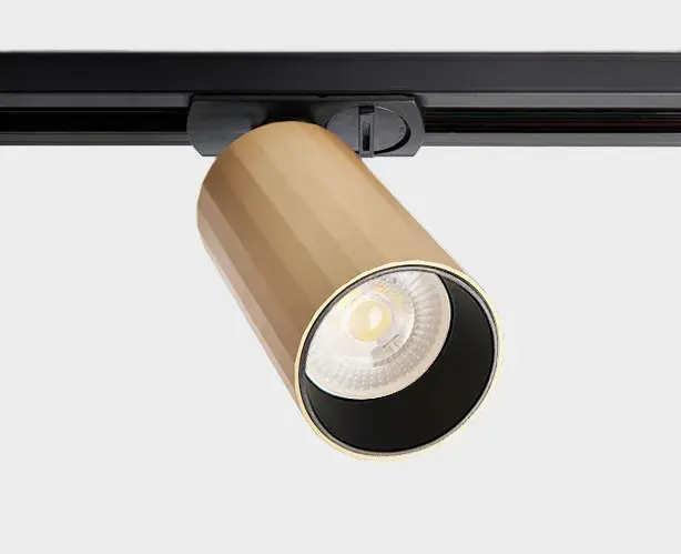 Светильник для однофазного трека Italline IT08-8010 gold — черный, ракурс 6