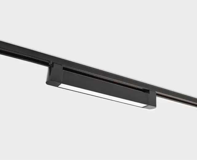 Светильник для однофазного трека Italline IT08-8029 black 4000K — черный, ракурс 3