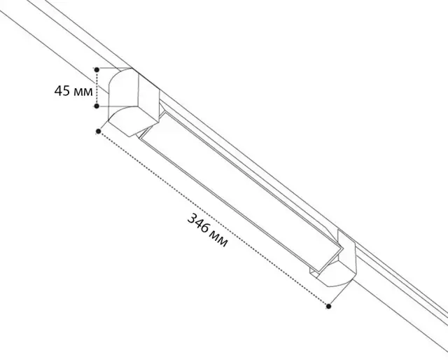 Светильник для однофазного трека Italline IT08-8029 white 3000K — белый, ракурс 9