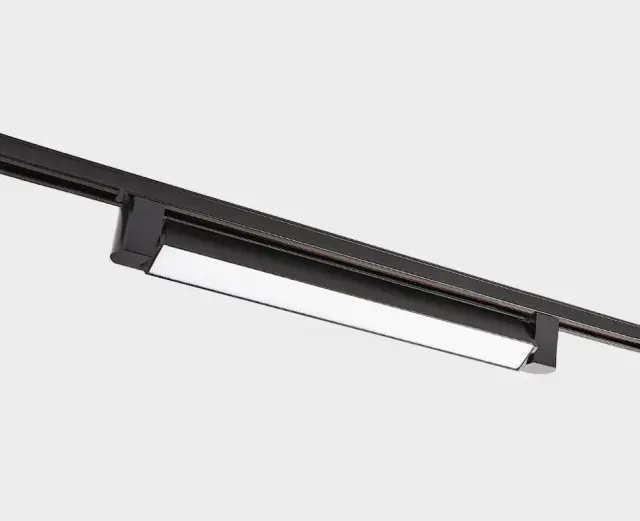 Светильник для однофазного трека Italline IT08-8030 black 3000K — черный, ракурс 2