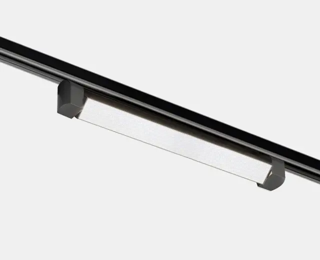 Светильник для однофазного трека Italline IT08-8030 black 3000K — черный, ракурс 4