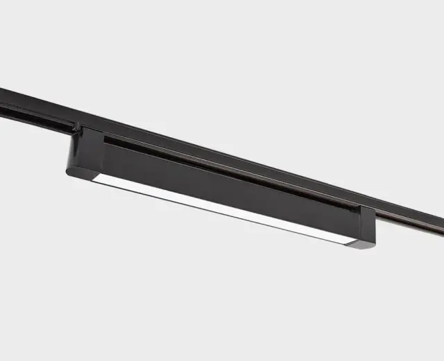 Светильник для однофазного трека Italline IT08-8030 black 4000K — черный, ракурс 3