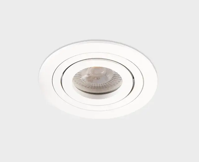 Точечный светильник Italline M02-026019 white — белый, ракурс 2