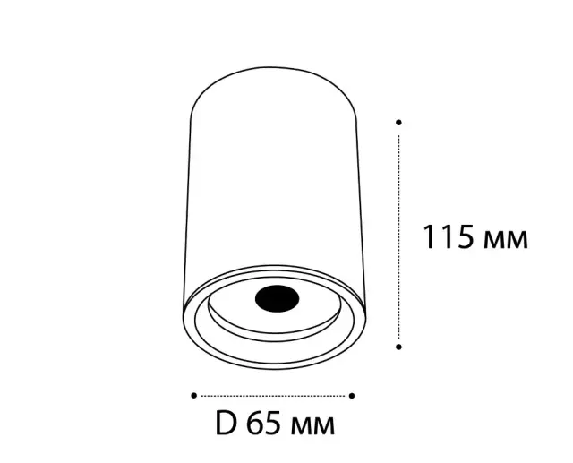 Точечный светильник Italline M02-65115 black — черный, ракурс 4