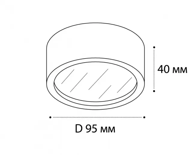 Точечный светильник Italline M04-525-95 white 4000K — белый, ракурс 5