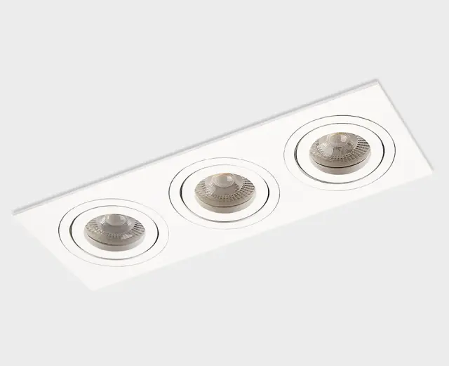 Точечный светильник Italline SAG303-4 white/white — белый, ракурс 4