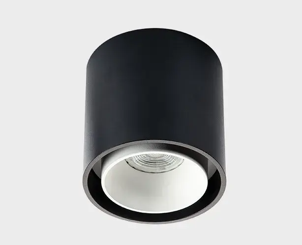 Точечный светильник Italline SKY black + SKY R white — белый