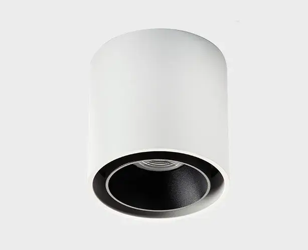 Точечный светильник Italline SKY white + SKY R black — белый