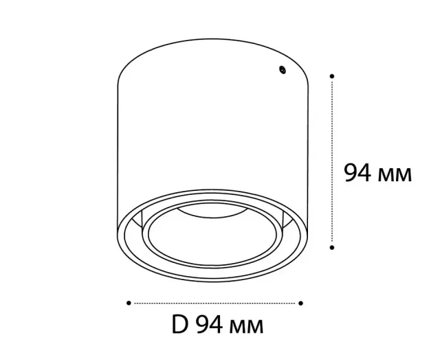 Точечный светильник Italline SKY white + SKY R gold — белый, ракурс 4