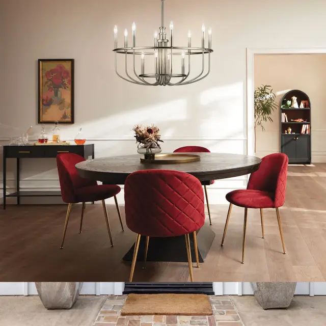 Люстра Kichler KL-CAPITOL-HILL12-BN — никель, ракурс 9