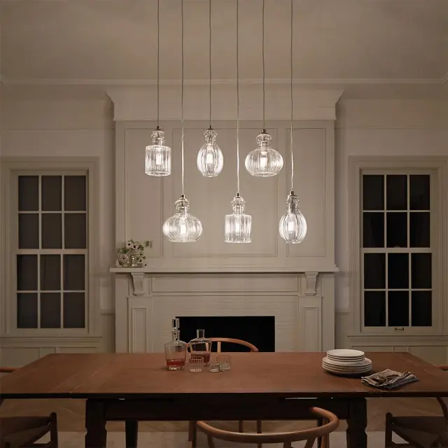 Светильник Kichler KL-RIVIERA-P-C — хром, ракурс 6
