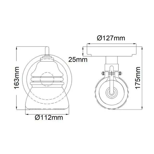 Светильник для ванной комнаты Kichler KL-TALLAND1-PC-BATH — хром, ракурс 5