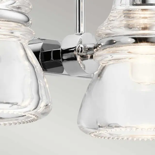 Светильник для ванной комнаты Kichler KL-TALLAND2-PC-BATH — хром, ракурс 2