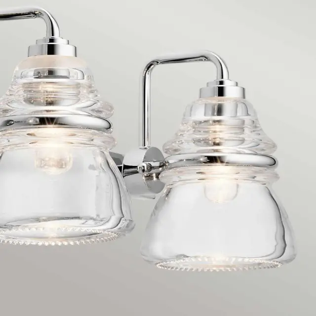 Светильник для ванной комнаты Kichler KL-TALLAND4-PC-BATH — хром, ракурс 2