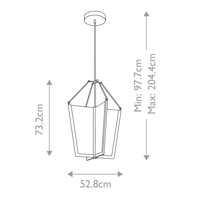 Люстра Kichler QN-CALTERS-P-L-CG — золотой, ракурс 6