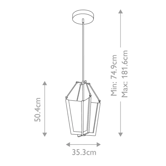 Люстра Kichler QN-CALTERS-P-M-CG — золотой, ракурс 8