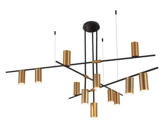 Люстра Kink Light 07621-12,20 РИЯ — черный