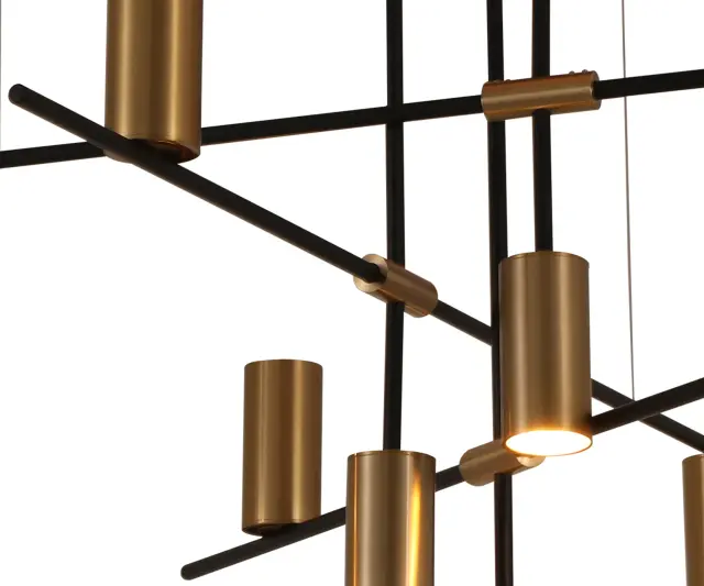 Люстра Kink Light 07621-12,20 РИЯ — черный, ракурс 2