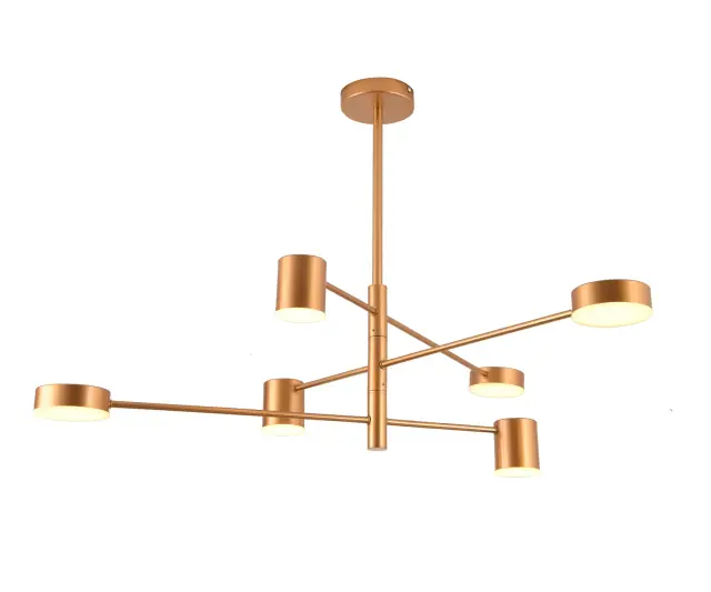 Люстра Kink Light 07650-6,33(3000K) МЕКЛИ — золотой