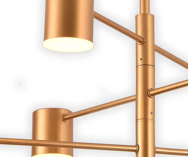 Люстра Kink Light 07650-6,33(3000K) МЕКЛИ — золотой, ракурс 2