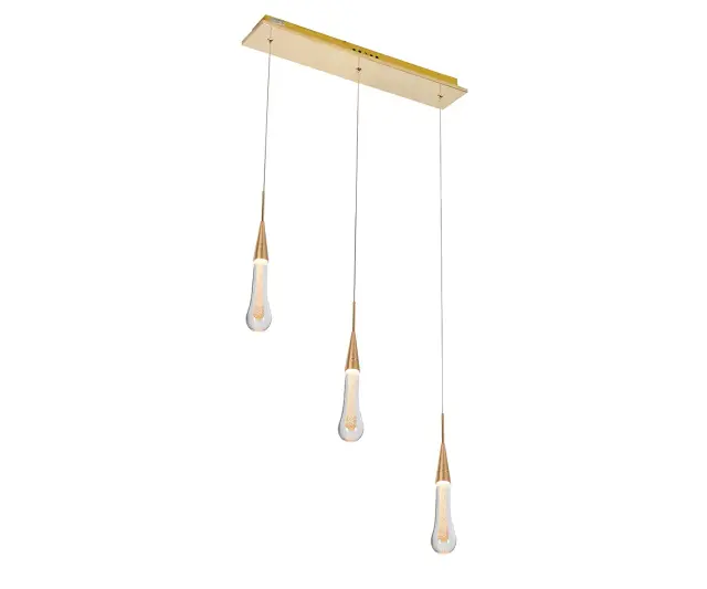 Светильник Kink Light 07861-3AS,33 ГУТТА — золотой