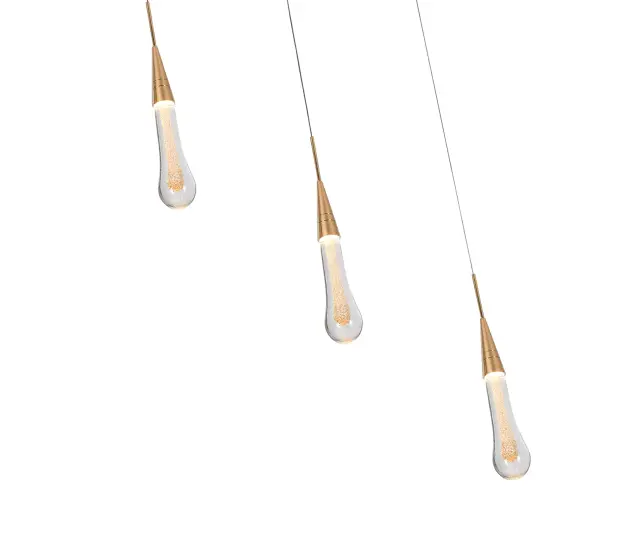 Светильник Kink Light 07861-3AS,33 ГУТТА — золотой, ракурс 2