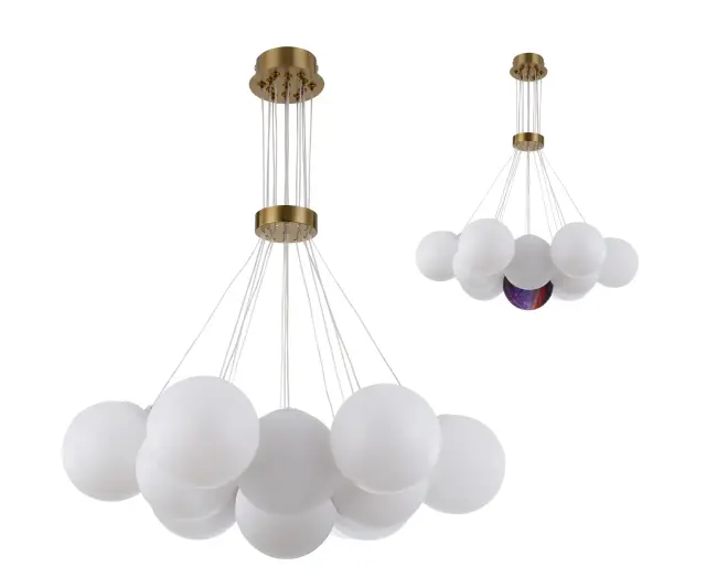 Люстра Kink Light 08475-13,20 АЛДИ — бронза