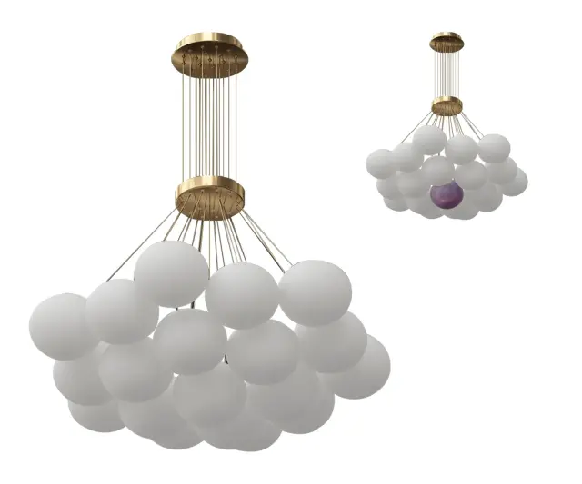 Люстра Kink Light 08475-19,20 АЛДИ — бронза