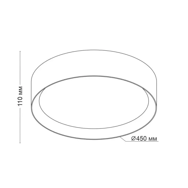 Светильник Ledron 5601-840RC-WH-3 — белый, ракурс 5