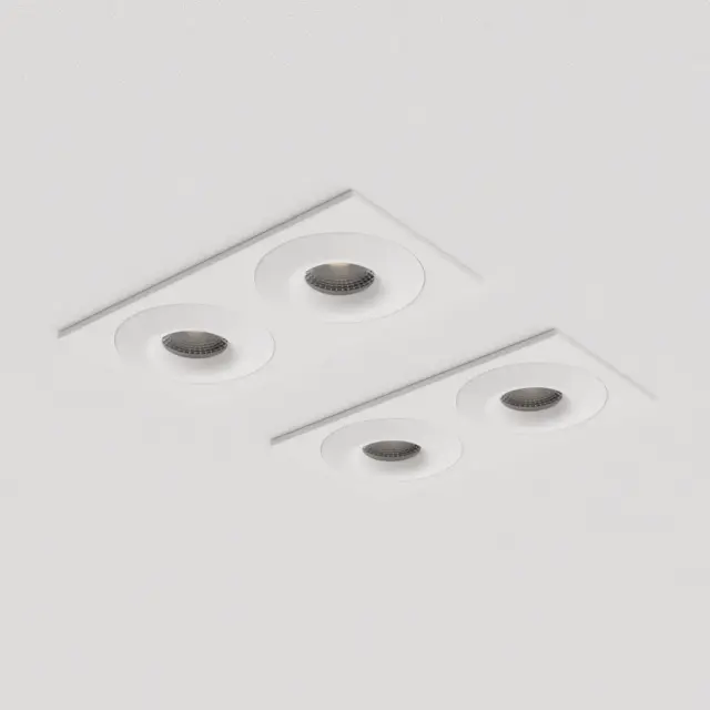 Точечный светильник Ledron AO1501001 SQ2 White — белый, ракурс 2
