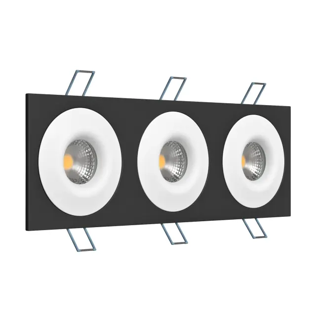 Точечный светильник Ledron AO1501001 SQ3 Black-White — черный