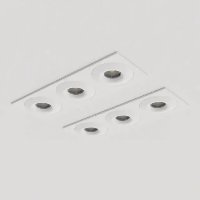 Точечный светильник Ledron AO1501001 SQ3 White — белый, ракурс 2