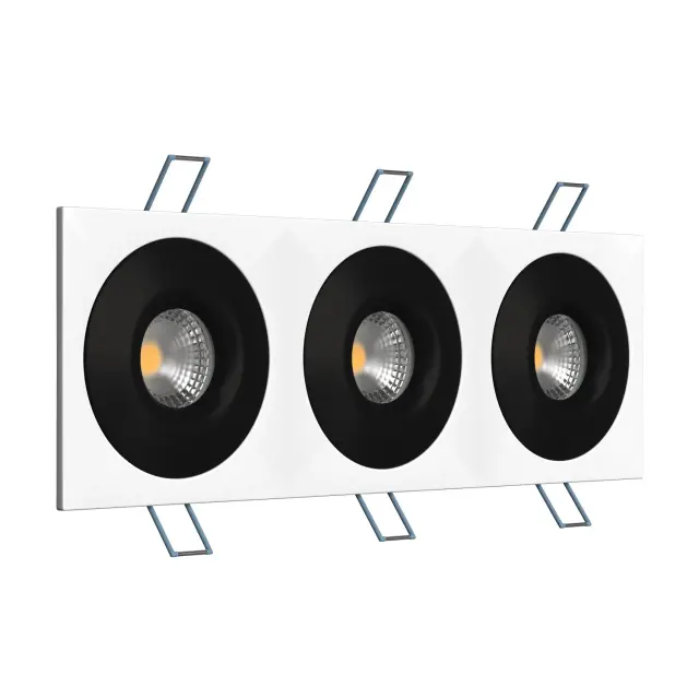 Точечный светильник Ledron AO1501002 SQ3 White-Black — белый