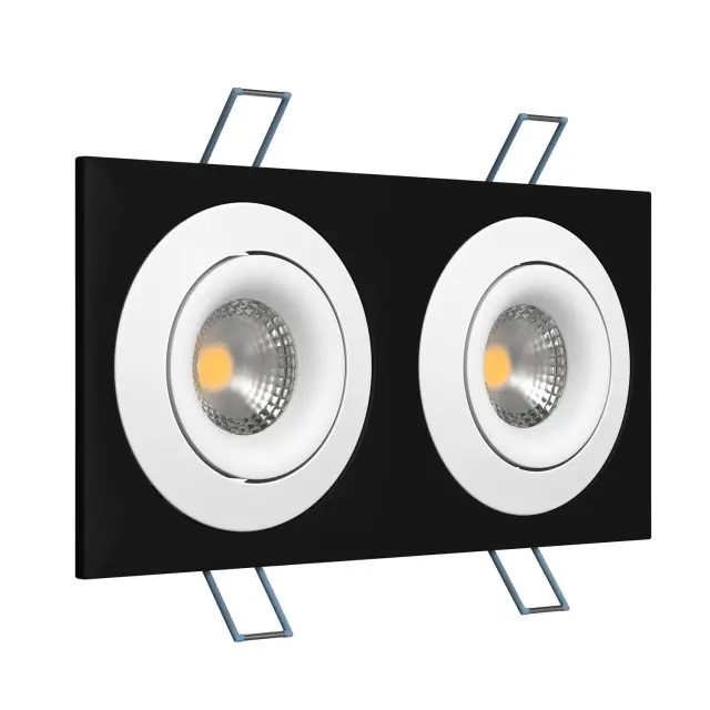 Точечный светильник Ledron AO1501005 SQ2 Black-White — черный