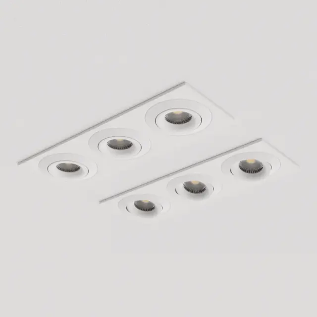 Точечный светильник Ledron AO1501005 SQ3 White — белый, ракурс 2
