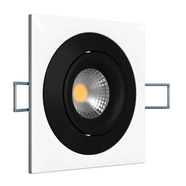 Точечный светильник Ledron AO1501006 SQ White-Black — белый