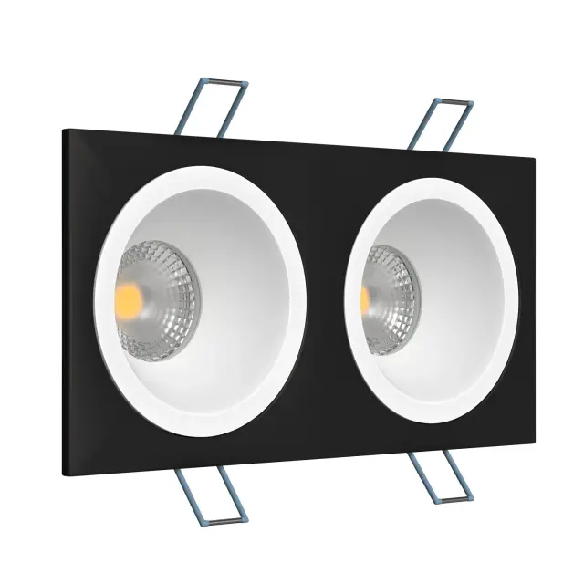 Точечный светильник Ledron AO1501009 SQ2 Black-White — черный