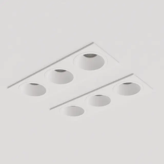 Точечный светильник Ledron AO1501009 SQ3 White — белый, ракурс 3