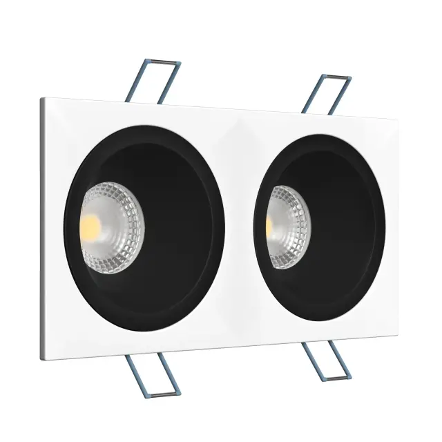 Точечный светильник Ledron AO1501010 SQ2 White-Black — белый