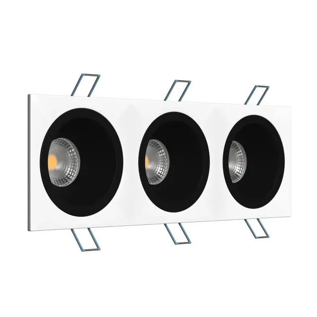 Точечный светильник Ledron AO1501010 SQ3 White-Black — белый