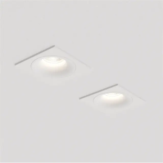 Точечный светильник Ledron AO1501091 SQ White — белый, ракурс 3