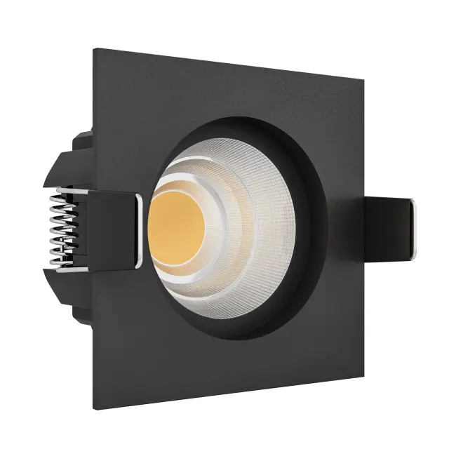 Точечный светильник Ledron BRUTAL SQ Black TRIAC — черный