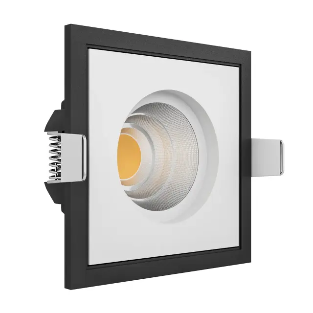 Точечный светильник Ledron BRUTAL SQ1 Black-White TRIAC — черный