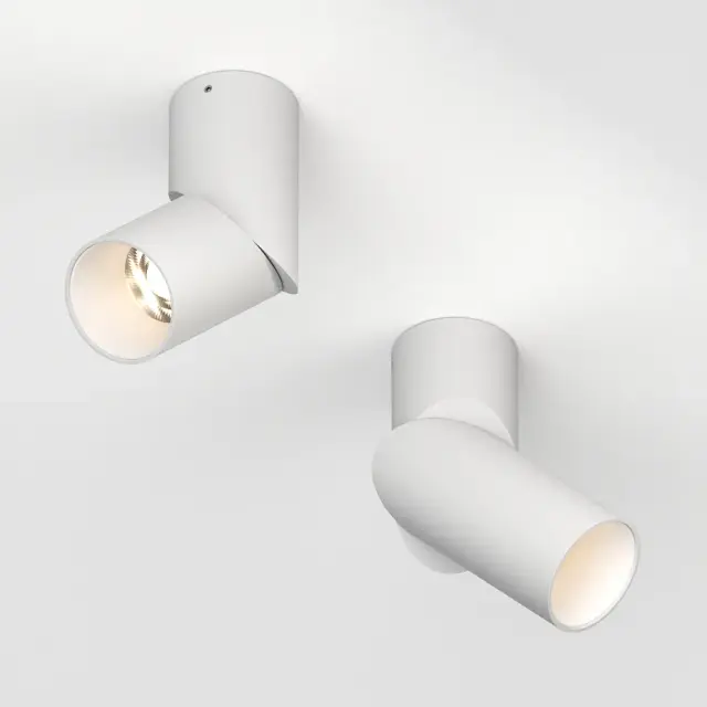 Точечный светильник Ledron CSU0809-C-WW-30 WHITE — белый, ракурс 2