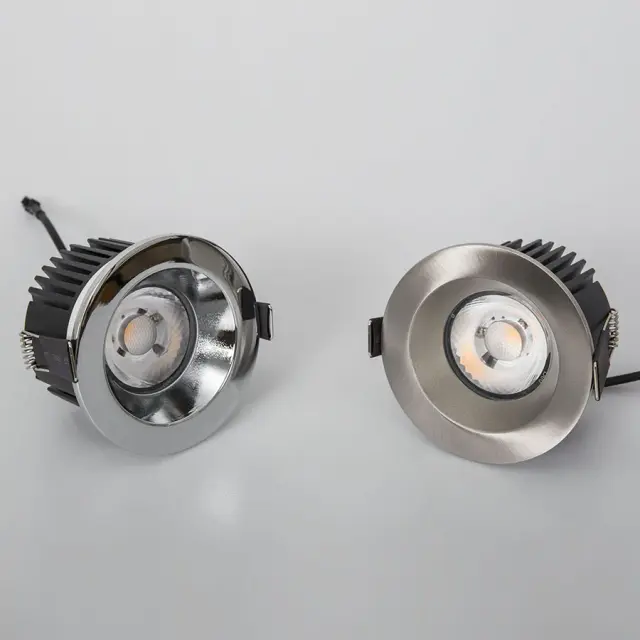 Точечный светильник Ledron DL3043-15 Brushed Nickel — никель, ракурс 4