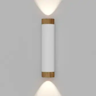 Бра Ledron Danny mini 2 White Wooden — белый