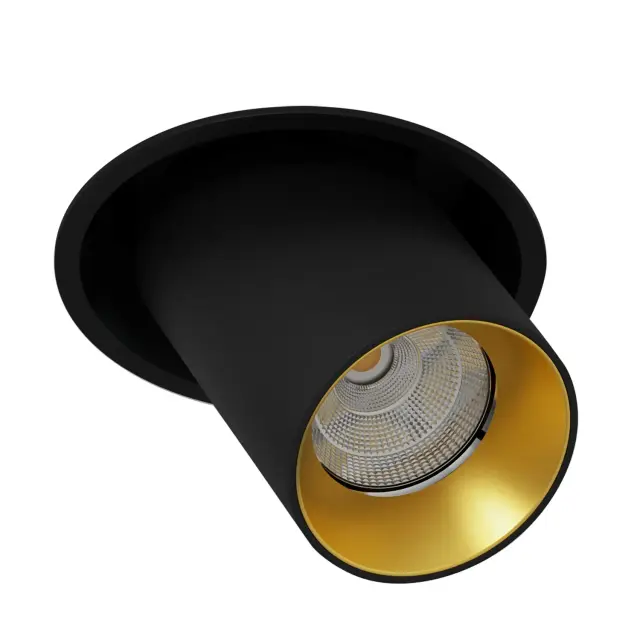 Точечный светильник Ledron EVA DANNY MINI Black-Gold — черный