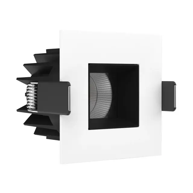 Точечный светильник Ledron FAST TOP SQ MINI Wh-Black — белый